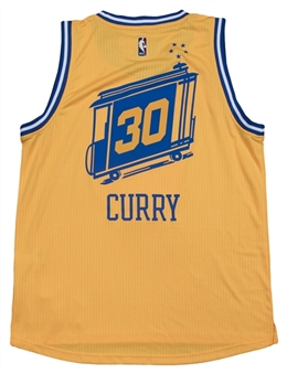 Stephen Curry Signed Golden State Warriors "The City" Swingman Jersey (Steiner)